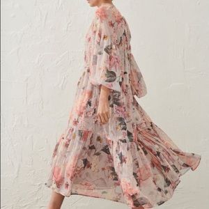 H&M chiffon floral dress